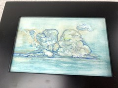 Watercolor Art “Arizona Sky” Original Michael Nguyen Cold Press 4×6 Clouds Skies