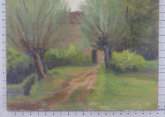 Antique Painting Dated 1939 Landscape Pellerina Torino Appio Claudio B34