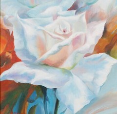 Original Oil Painting Signed by Patty Sloane – ‚Flowers‘