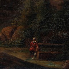 19th Century Oil – Bucolic Scene