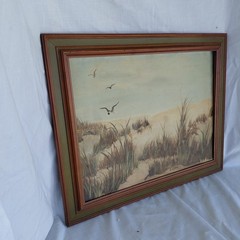 Vintage ESTELLE STAIR Painting ROCKPORT, TEXAS Estelle Stair Gallery Signed