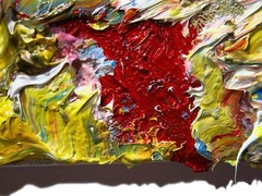 LANDSCAPE OIL█PAINTING█IMPRESSIONISM OUTSIDER█ART█SIGNED ABSTRACT ORIGINAL█DECO