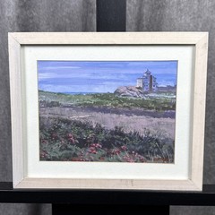 Barnett Plotkin (1932-2003) Oil Painting Landscape Signed 11×9”
