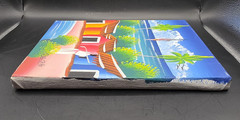 Beautiful! Haitian Artist-Original Signed Acrylic-Haitian Village Scene 10″x8″