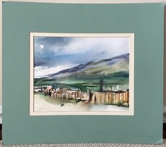 Original Outdoor Landscape Watercolor Painting by Fran Ritchie Yost