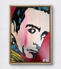 CORBELLIC Sean Connery 12×9 Impressionism Abstract Original Fine Art Decor