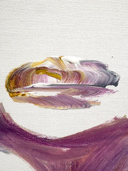 Lips 12×16 Canvas Abstract Half Portrait Home Closet Decor Original Wall Art