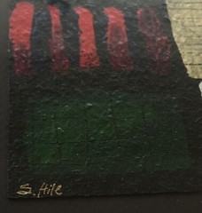 Vtg Modern Art by Scott Hile • 3 Paintings on Board & Framed for Neiman Marcus