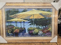 Howard Behrens oil painting on canvas signed and framed approx. 24×30 Beautiful