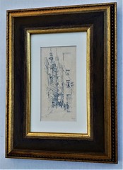 Robert AUSTIN (1895-1973) Original DRAWING in Graphite Museum FRAMED dated 1919