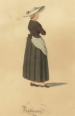 Style of David Alois Schmid (1791-1861) – Watercolour, Fribourg Woman