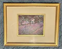 Claude Monet The Artist’s Garden At Giverny Print, (10×13 Frame, 6×4.5 Print)
