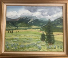 Signed painting,