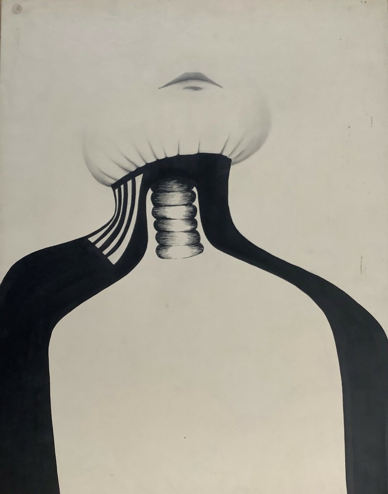 Gabriel Gutierrez Vazquez. Ese Hombre, 1971. Mixed media. Original signed