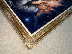 Painting by Ronald Scott McDowell – Lou Rawls “The Universal Star” 1989 – 44×32”