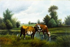Henry Share (NY,CA,1853-1905) oil painting antique 149662