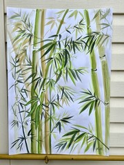 Original paintings Bamboo 60/42cm oriental japanese chinese brush painting sumie