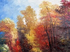 Autumn, Original Oil Painting by R. Cook, 51 X 61cm