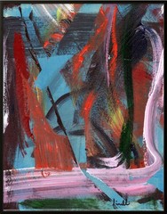 FINELLI ORIGINAL Acrylic Painting High Art Modern Collectible 11×14 COA G9D
