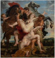 Art Giclee Printed Peter Paul Rubens: The Rape of the Daughters of Leucippus