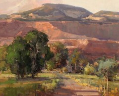 Arizona Mountain Landscape Oil painting Art Giclee Print Printed on canvas P464