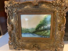 Max Karp, Mother and Child River Scene