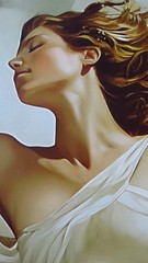 Anne Dias (1985) – (XXL) Giant Angelic duet by the sea 200x100cm