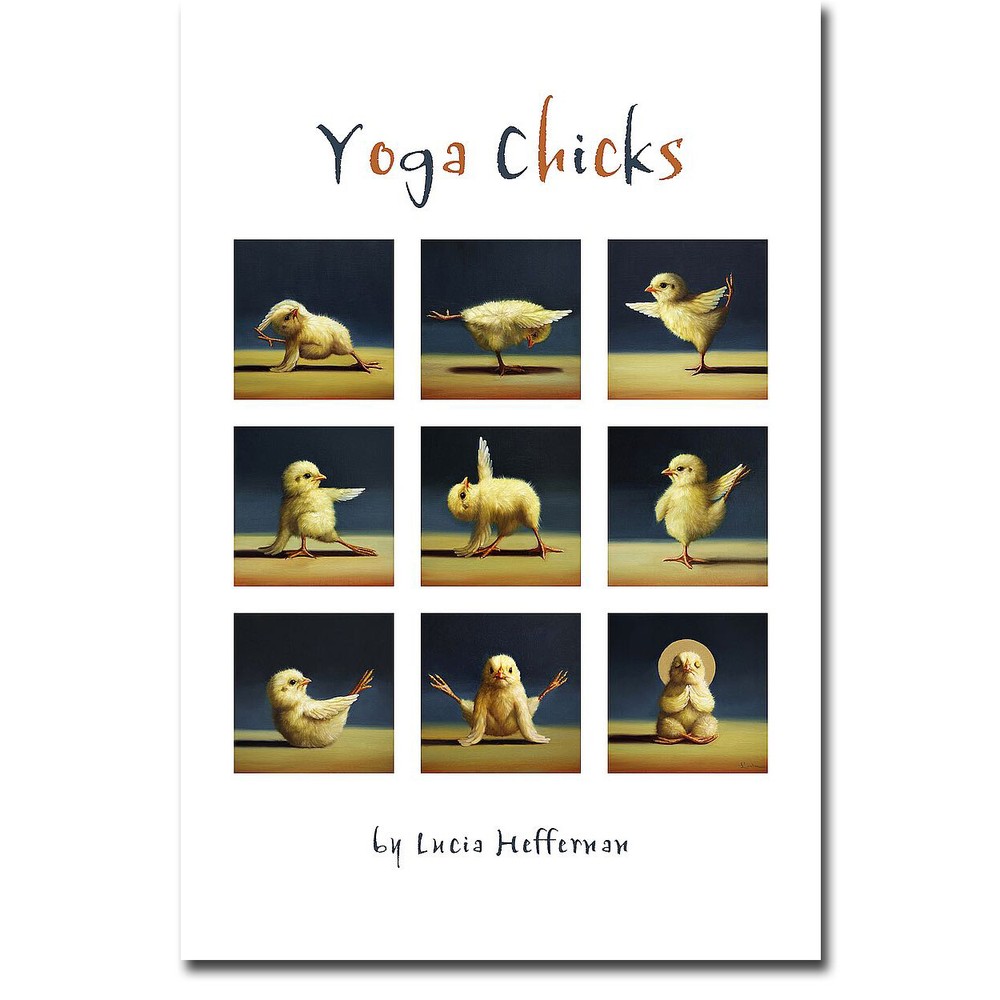 Yoga Chicks by Lucia Heffernan Gallery-Wrapped Canvas Giclee Art (36 in x 24 in)