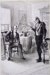 FRANK THAYER MERRILL Signed c. 1890 Original Watercolor – LISTED