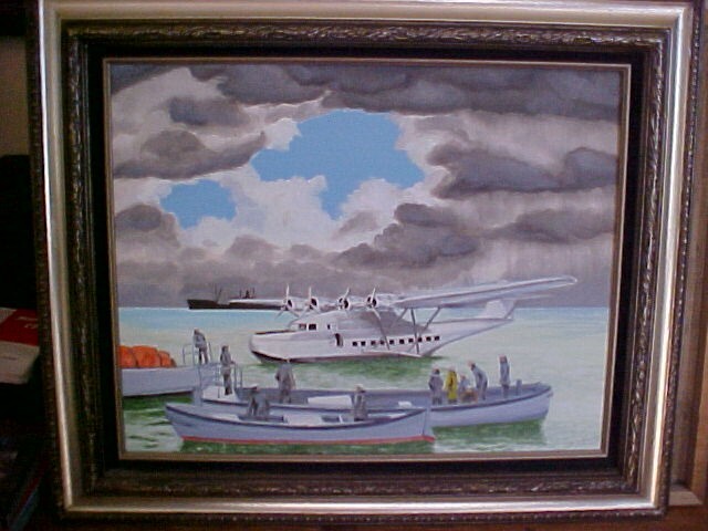 Martin 130 Flying Boat – Oil Painting 16 X 20 Inches by BARTL