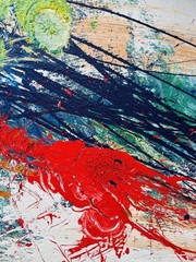 Original Abstract Large Composition, Painting, Expressionism, 120.0 x 90.0 cm.