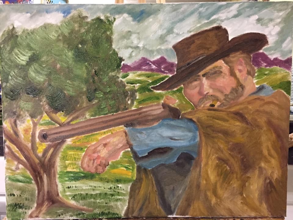 Good the Bad and the Ugly. Fan Art. Clint Eastwood.
