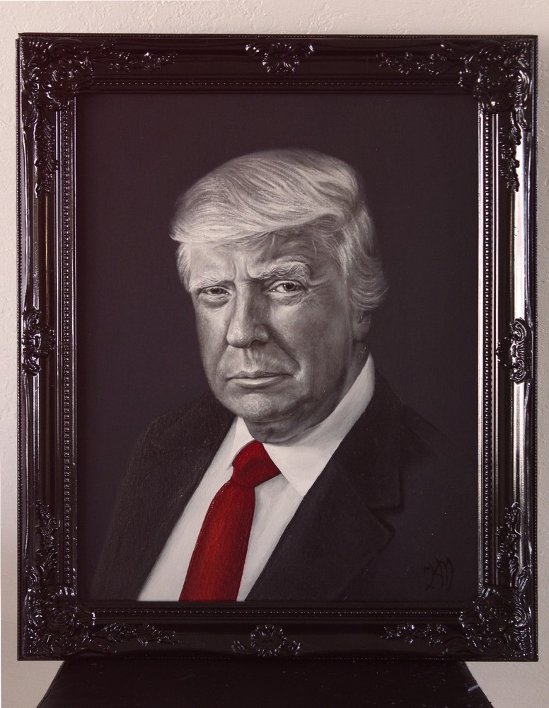 President Donald Trump – Original Oil Painting by Katerina Miller