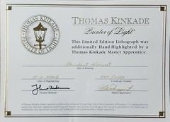 Thomas Kinkade ~ Abundant Harvest ~ 24×36 S/N Oil on Canvas Master Highlighted