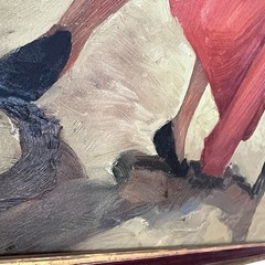 Mid-Century Framed Carlo Ciappa Oil on Canvas Original Painting Signed
