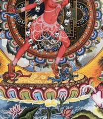HIGH-QUALITY DIGITAL GICLEE PRINT OF AN ORIGINAL VAJRAYOGINI NEWARI THANGKA