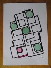 Ink Graphic – „Natural Remnant“ from 2026 – DIN A4, Original, B. No.: 5176