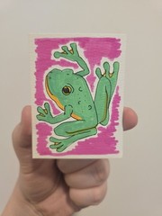 ACEO Original Art Painting 2.5×3.5 Inches