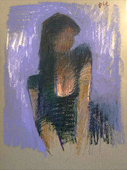 Oil Pastel Portrait 9”x12”