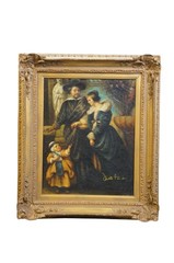 Helena Fourment and Son Frans Portrait Oil Painting after Peter Paul Rubens 27″