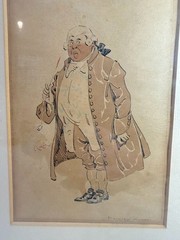Antique Joseph Clayton Clarke Kyd John Willet watercolor illustration Painting