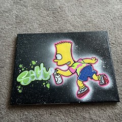 Simpsons Bart Canvas 16×12