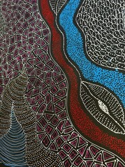 Rayleen Price Pula, Authentic Aboriginal art .Incl Photo’s and COA.
