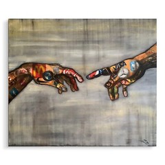 Eternal confrontation | Pop culture Michelangelo Macdonald’s Pepsi BMW Hands 