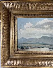DWIGHT C HOLMES TEXAS ANTIQUE PLEIN AIR IMPRESSIONIST DESERT LANDSCAPE PAINTING