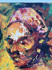 MCM 60s Modernist Expressionism Painting Jamaican Black Girls Kingston Jamaica