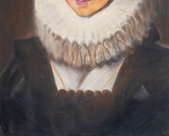 Vintage Oil on Canvas 24“ Painting inspired by Peter Paul Rubens