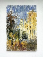 Madrid 6×4 Oil Painting Urban Landscape Fine Art Home Decor