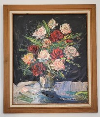 Morris Katz Oil Painting
