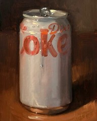 DIet Coke (Hand Embellished) By NOAH VERRIER Still life oil painting
